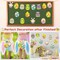 30 Pack Spring Tree Craft Kit DIY Flower Butterfly Bee Craft 3D Art Paper Crafts for Kids Toddler Easter Summer Stickers Game Activities